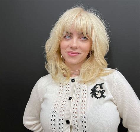 billie eilish reveals  inspiration   blonde hair