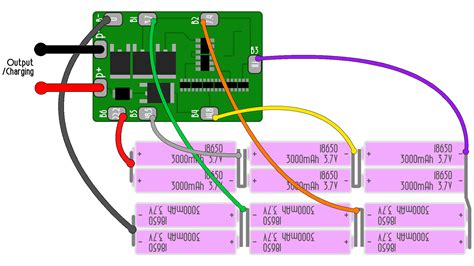 schematic  bms battery pack