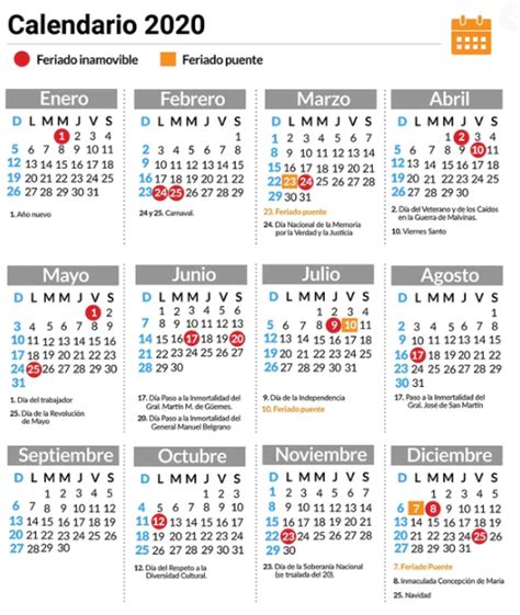 feriados  dias  laborables del  el calendario completo