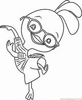 Chicken Little Coloring Happy Pages Dancing Printable Kids Cartoon Coloringpages101 Color Categories Online sketch template