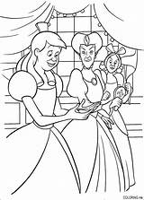 Coloring Cinderella Pages Cendrillon Coloriage Imprimer Dessin Book Colour Cinderela Disney Info Sisters Step Paint Tremaine Lady Colouring Print Colorir sketch template