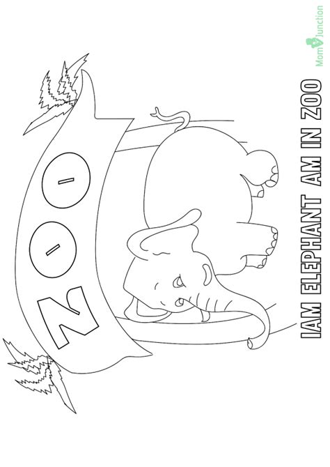 zoo coloring pages books    printable