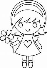 Girl Outline Clipart Cliparts Library Clip Holding Hands Boy sketch template