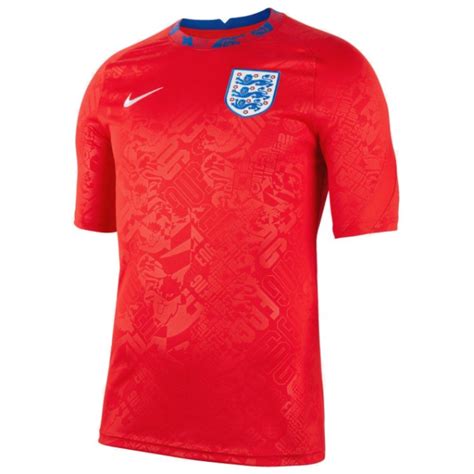 england red pre match jersey  official nike euro