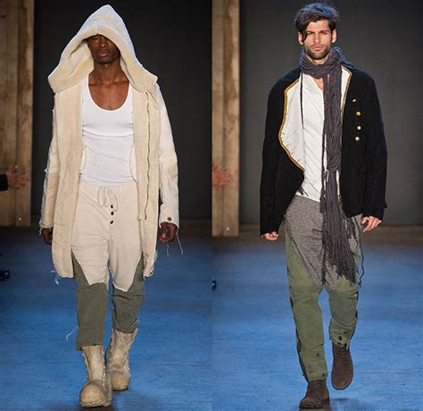 greg lauren 2015 2016 fall autumn winter mens runway denim jeans fashion week runway catwalks