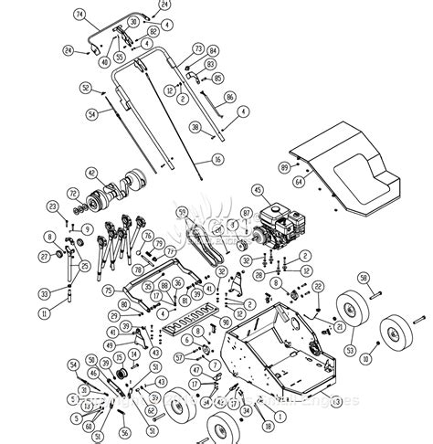 billy goat plh parts diagram  full assembly