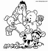 Pooh Winnie Coloring Pages Baby Disney Friends Printable Characters Kids Bear Cute Hobbes Calvin Sheets Drawing Colors Colouring Coloringmates Draw sketch template