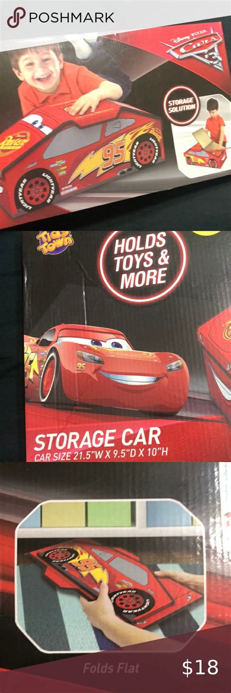 Cars 3 Lightning Mcqueen Storage Car New Hot Wheel In 2020 Cars 3