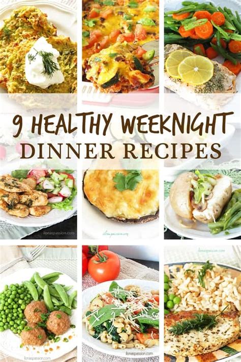 healthy weeknight dinner recipes  announcement ilonas passion