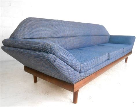 mid century modern adrian pearsall style sofa  stdibs flexsteel gondola sofa flexsteel