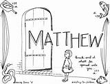 Matthew Coloring Pages Bible Book Children 18 28 25 Neighbor Printable 30 Ministry Yourself Kids Based Knock Shall Books Template sketch template