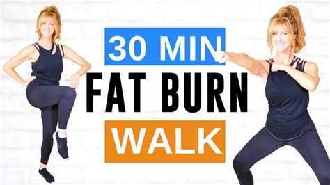 30 minute fat burning cardio indoor walking workout low impact youtube