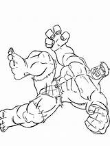 Hulk 2000s sketch template