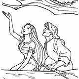 Pocahontas Willow sketch template