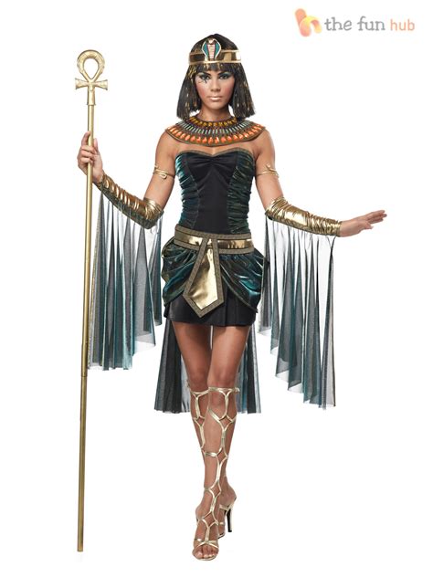 Ladies Sexy Deluxe Queen Cleopatra Egyptian Fancy Dress