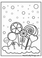 Lollipops Candyland Iheartcraftythings sketch template