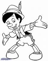 Pinocchio Coloring Pages Disneyclips Cheerful sketch template