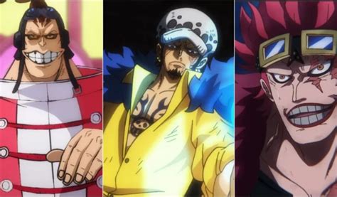 One Piece Tous Les Membres De La Pire Génération Classés Par