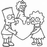 Simpsons Imprimer Ordi Ordinateur Populaire Imprimé Fois sketch template