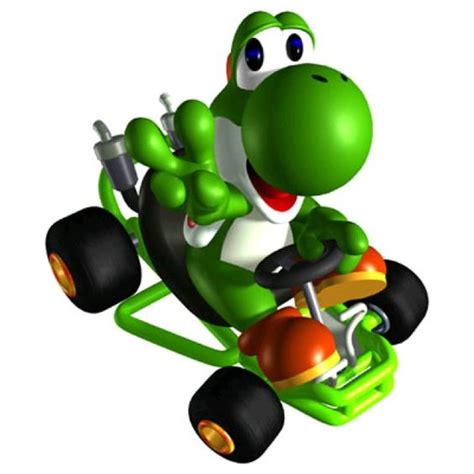 Yoshi Mario Kart Clipart Best