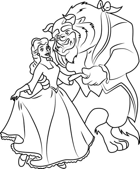 belle coloring pages  printable coloring pages  kids