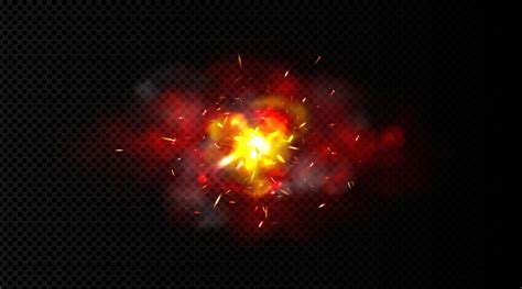 red explosion vector art icons  graphics