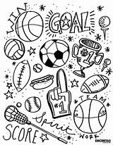Coloring Sports House sketch template