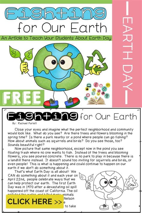 article  teach  students  earth day earth day earth