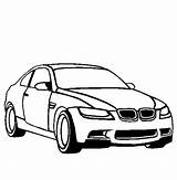 Bmw M3 Coloring Pages Car Color Cars Kids Print Drawings Using Button sketch template