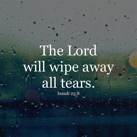 lord  wipe   tears isaiah  isaiah  scripture