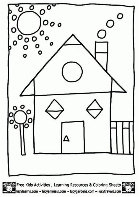 easy preschool printable  shapes coloring pages qovf