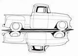 Truck Chevy Drawings Trucks Drawing Old Coloring 1957 C10 Pages Sketch Classic Deviantart Draw Dibujos Chevrolet Cars Dibujo Camioneta Hot sketch template