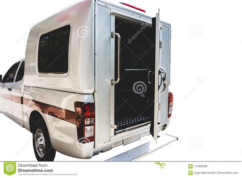 ambulance emergency mini truck car stock image image  automobile hospital