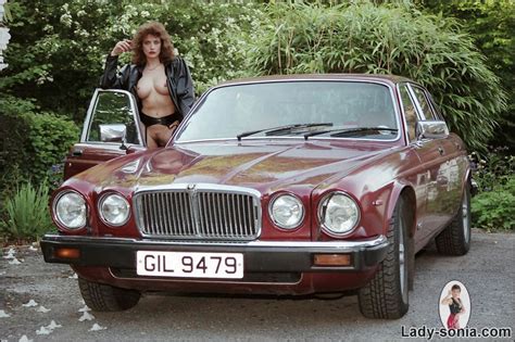 slim nylons dominatrix lady sonia poses on car pichunter