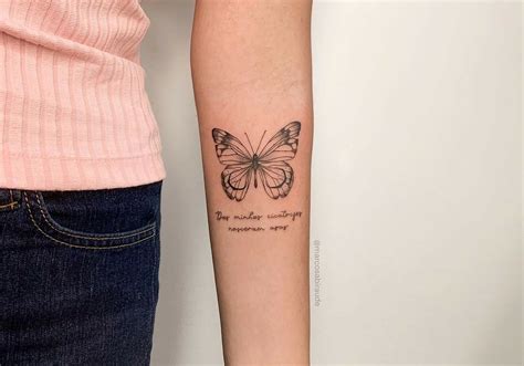 female butterfly forearm tattoo ideas   blow  mind