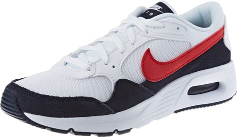 nike big boys air max sc casual sneakers whiteuniversity red numericpoint amazonca