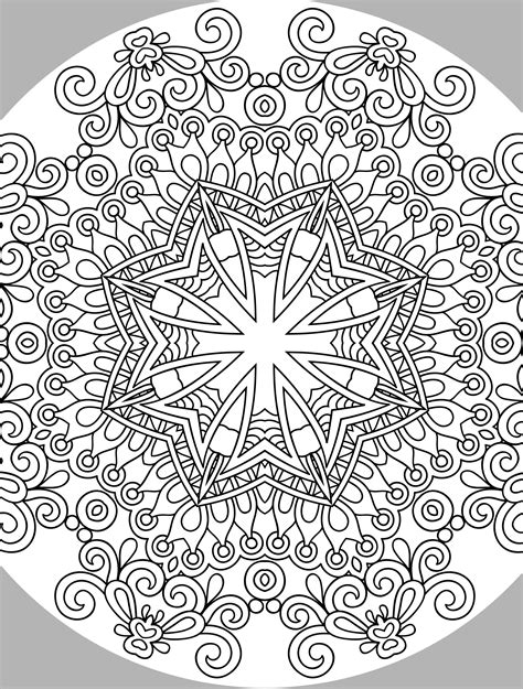 Stress Relief Coloring Pages Printable At