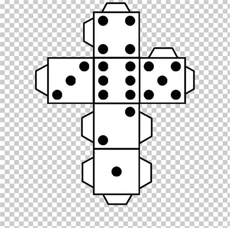 printable paper dice template images   finder