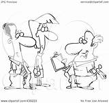 Instructions Giving Boss Cartoon Employees Illustration His Clip Toonaday Outline Royalty Rf Leishman Ron Clipart 2021 sketch template