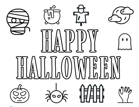 printable halloween coloring pages paper trail design