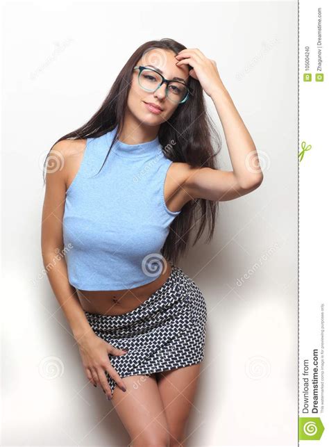 sexy muscle girl in glasses porno photo