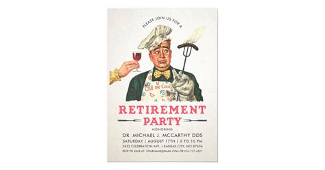 funny retirement party invitations vintage