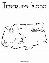 Coloring Island Treasure Pages Noodle Twistynoodle Built California Usa Twisty sketch template