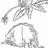 Cera Coloring Land Before Time Foot Petrie Rest Little Father Under Family sketch template