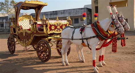 horse baggi chariot  rent  hyderabad  wedding marriage baraat