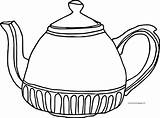 Teapot sketch template