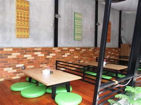 konsep desain cafe lesehan terbaru desain cafe