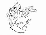Coloring Spider Iron Pages Kids Fighting Print sketch template