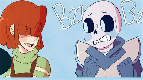 Sans X Chara Is So Adorable【 Undertale Animation