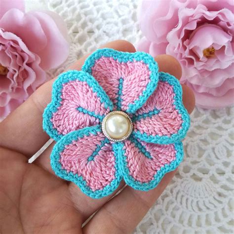 easy crochet flower patterns